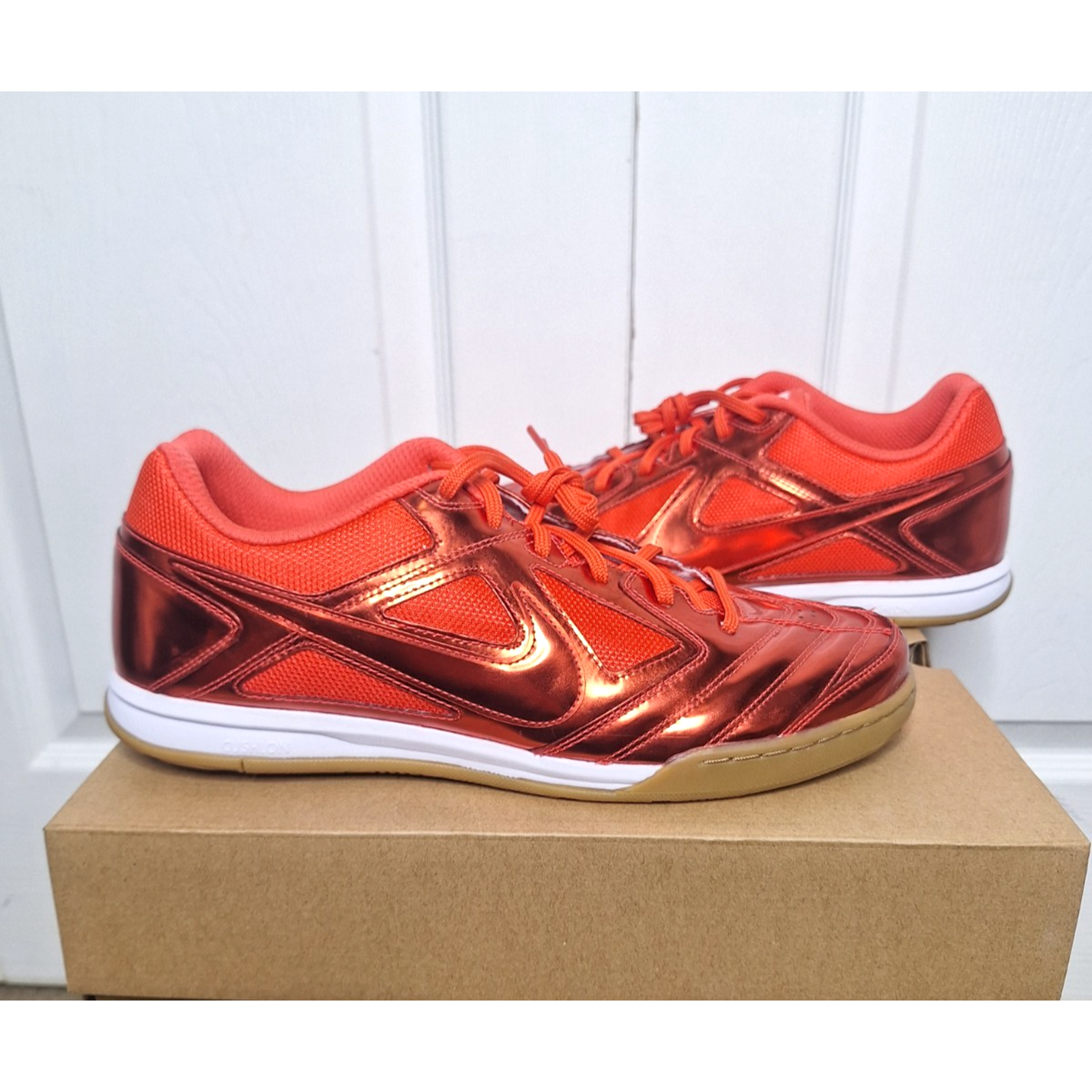 Nike Gato Lv8 Red Crimson Gum Bottom Sneakers Ib3566-600 Mens Size 12 No Box